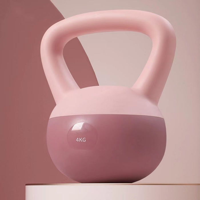 Trivhem Mjuk kettlebell för hemmaträning i tvåfärgad design