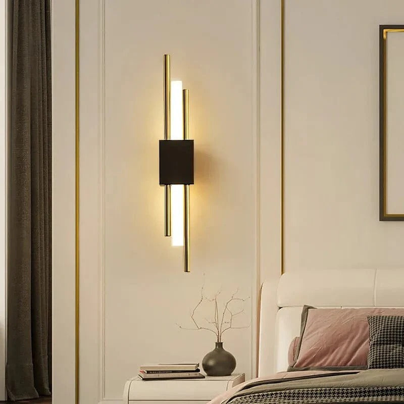 Stilren Vägglampa | 19.7″ | Järn Akryl | LED Vägglampa | 3‑Färgsomkopplare | Brick by Brick