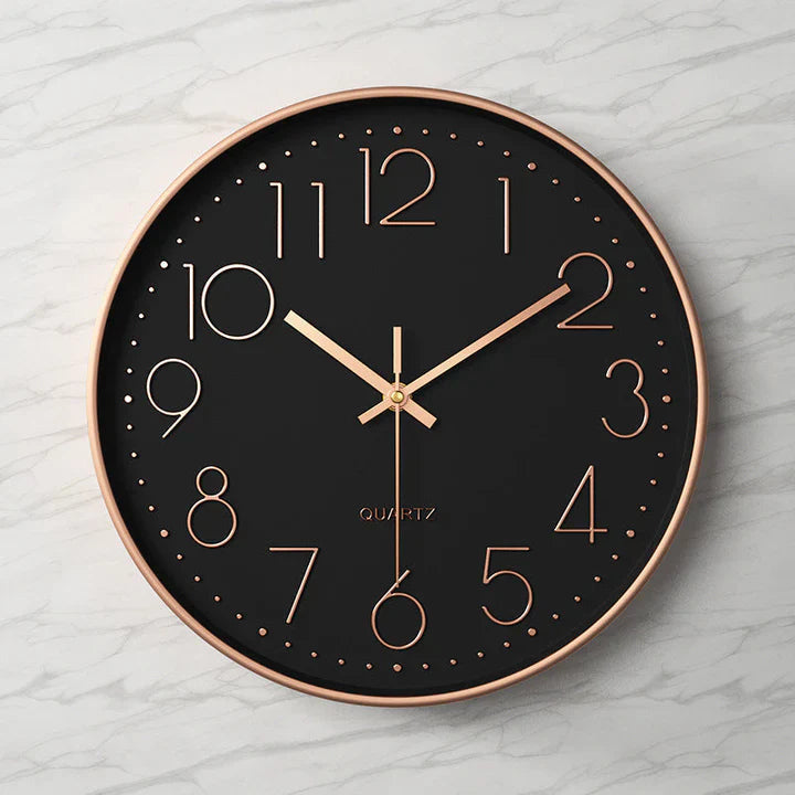 NovaTick – Minimalistisk 3D-väggklocka med modern design och tyst kvartsrörelse