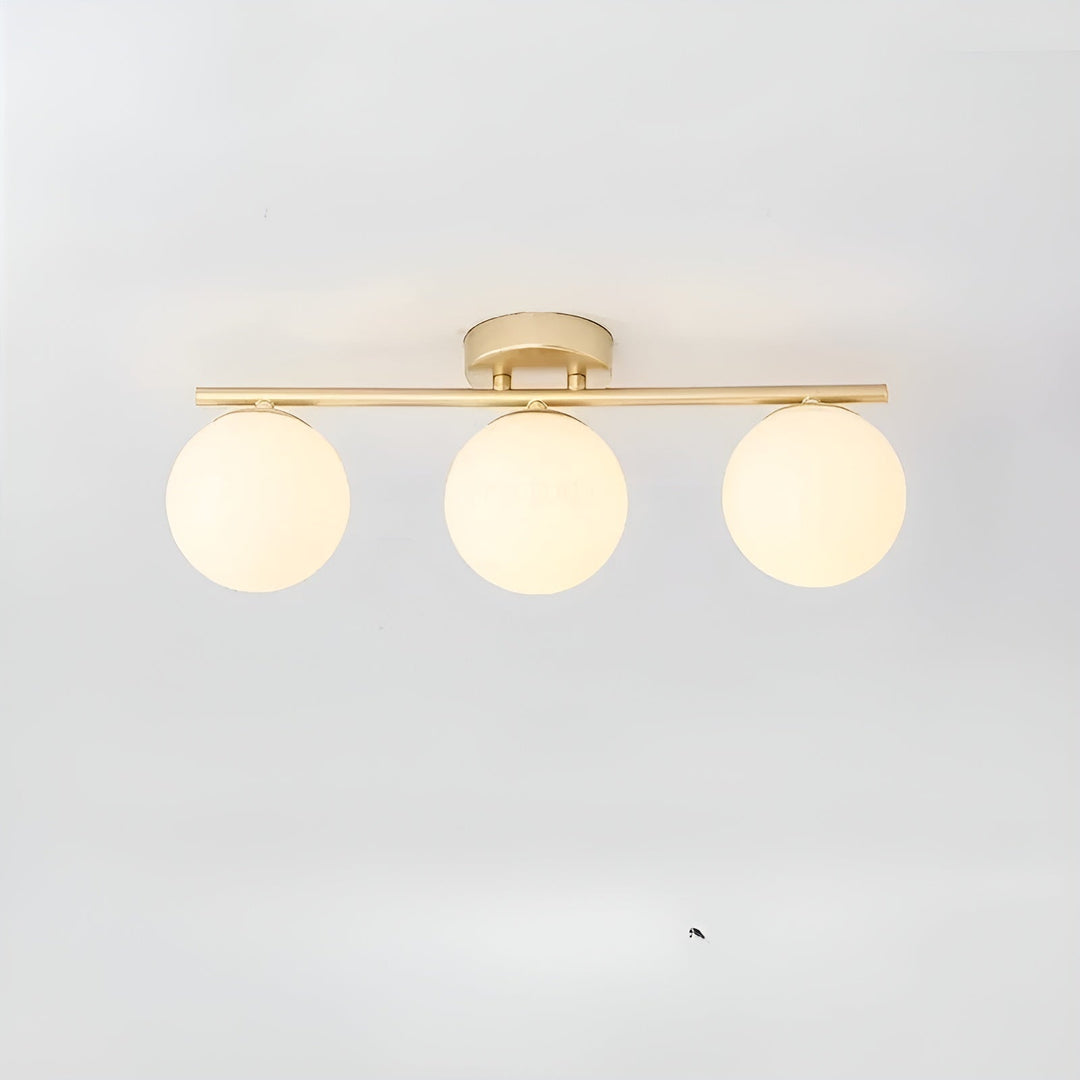 LED-taklampa i glas – Nordisk design | För vardagsrum &amp; sovrum