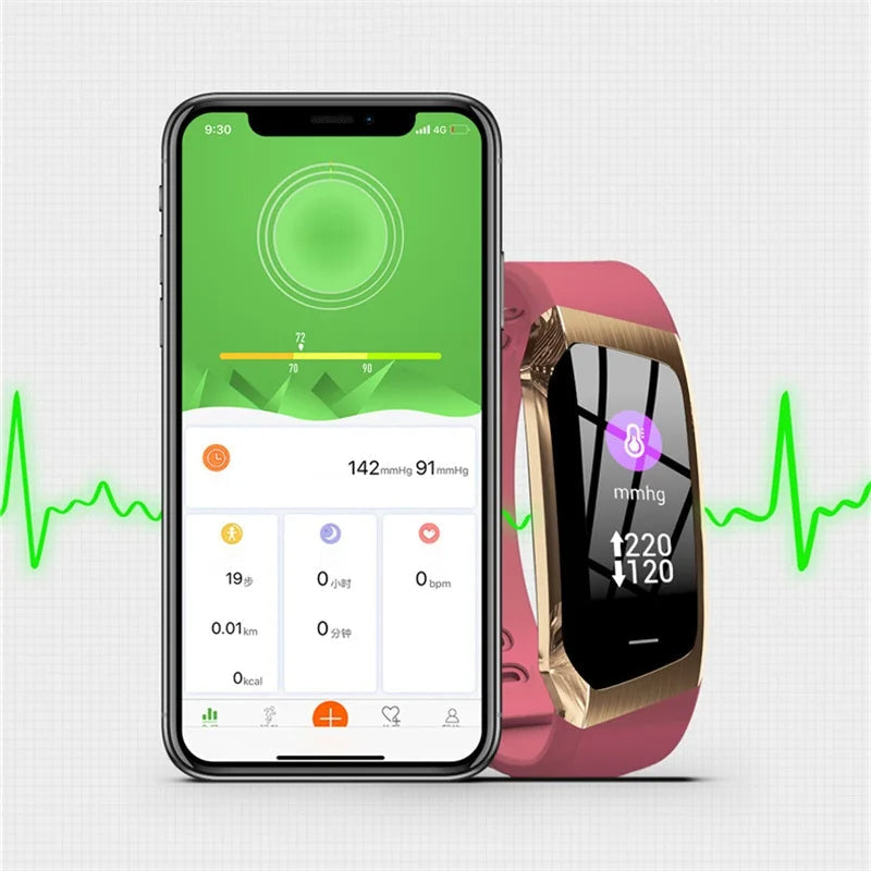 Blodtryck Smartklocka och Pulsmonitor