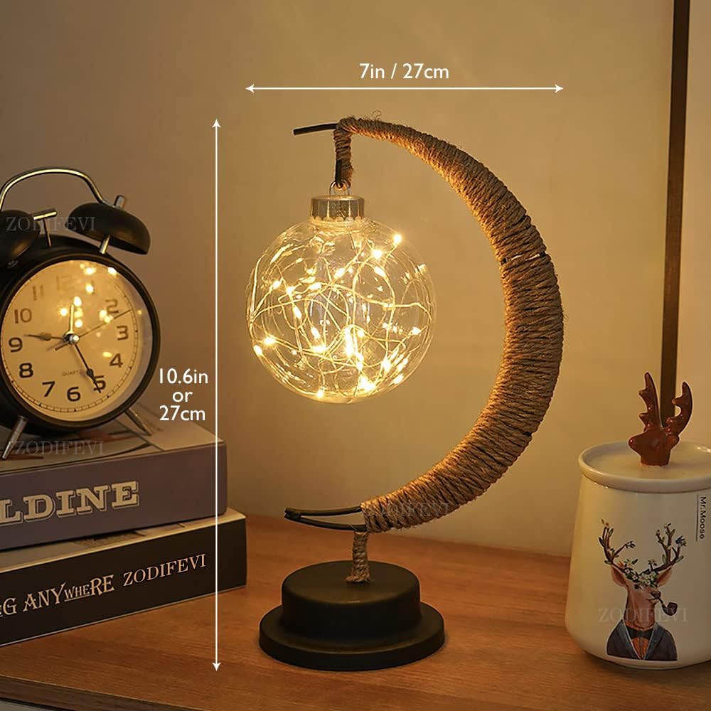 Bordslampa LED Månlampa för Sovrum