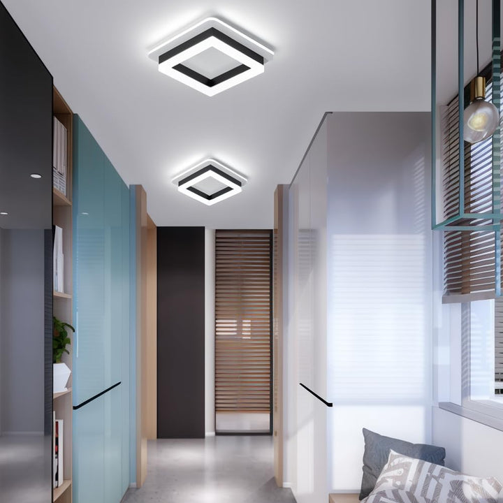 fyrkantig LED-taklampa | 24W | modern infälld | 2.76"x7.87" | Brick by Brick