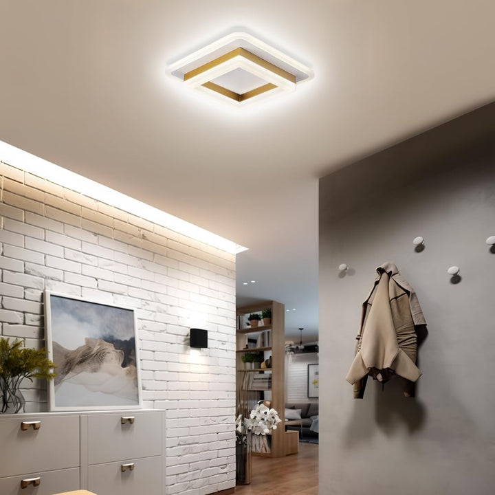 fyrkantig LED-taklampa | 24W | modern infälld | 2.76"x7.87" | Brick by Brick