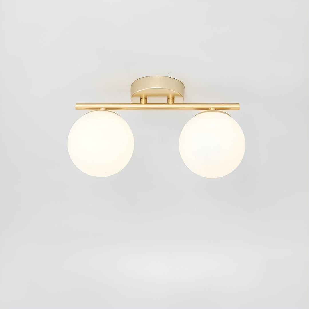 LED-taklampa i glas – Nordisk design | För vardagsrum &amp; sovrum