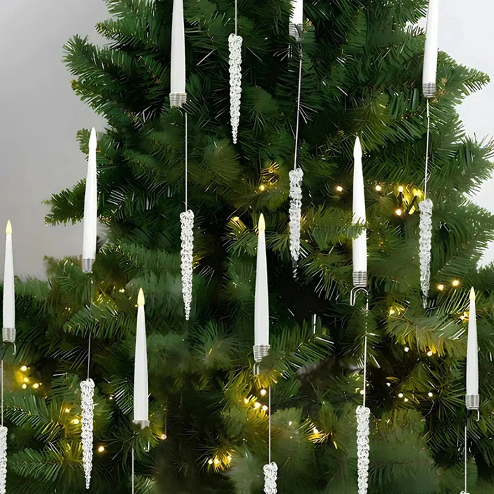 Julgransbelysning med fladdrande LED-ljus