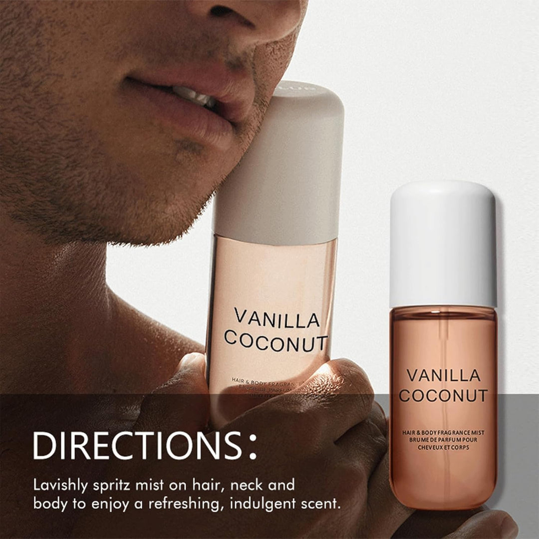 Body Mist Vanilj Kokos Doft Spraya Set