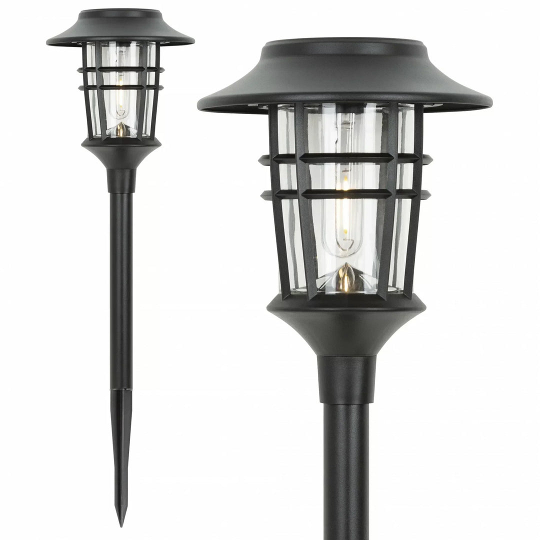 Solarlampa – Elegant rostfritt stål och väderbeständig