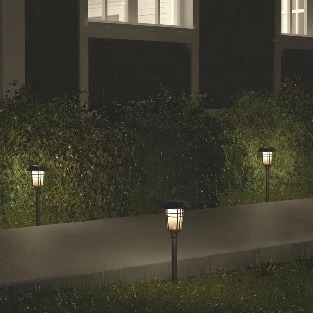 Solarlampa – Elegant rostfritt stål och väderbeständig