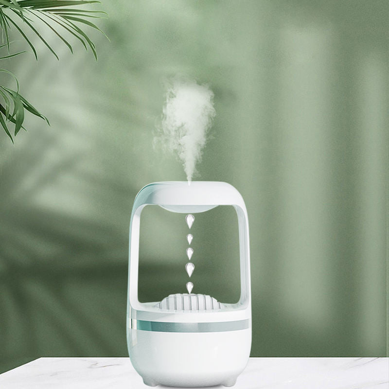 Antigravitation luftfuktare 500 ml med vattendroppar och aroma