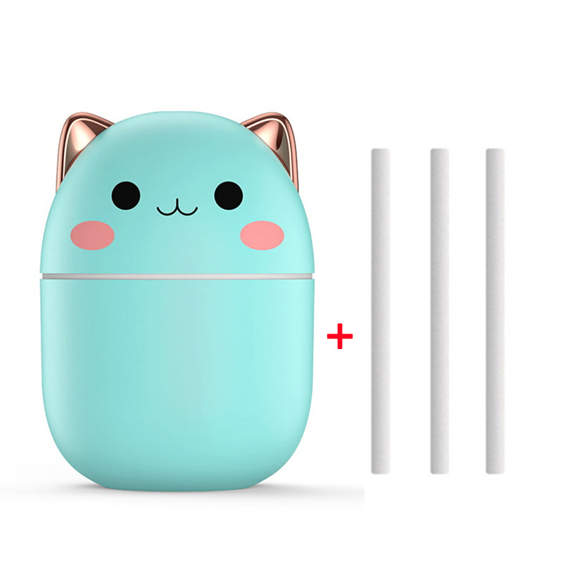 Luftfuktare katt ultratyst USB för sovrummet och bilen