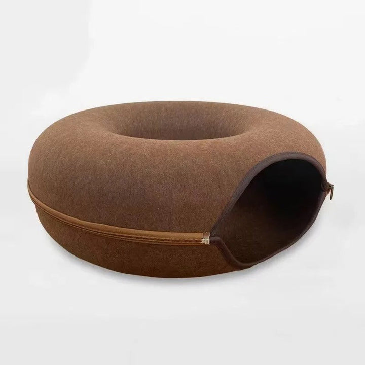 Stort Kattunnel Säng – Mysigt Interaktivt Lek- och Sovområde för Katter
