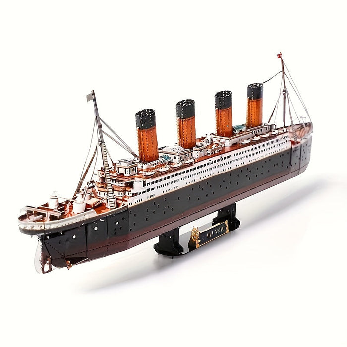 Titanic 3D Metallmodellkit – Detaljerad DIY-modell för kreativa hantverkare