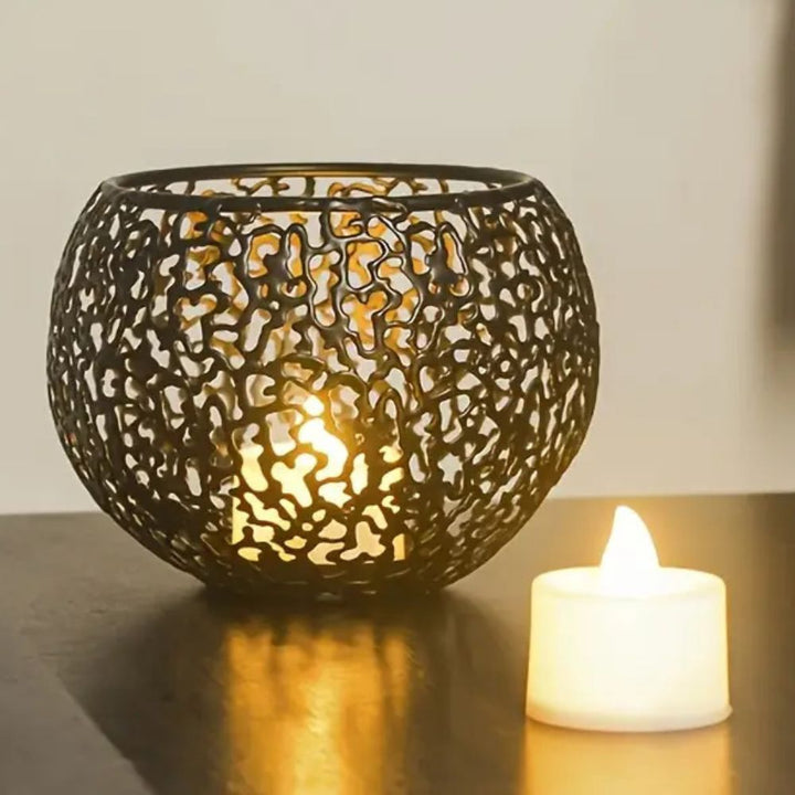 Luminous Orb-ljushållare – Modern elegans med ett varmt sken