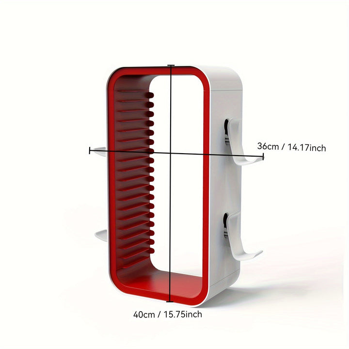 Universal Game Disc Storage Holder och Controller Display Stand – För PS5, PS4, Switch och Xbox