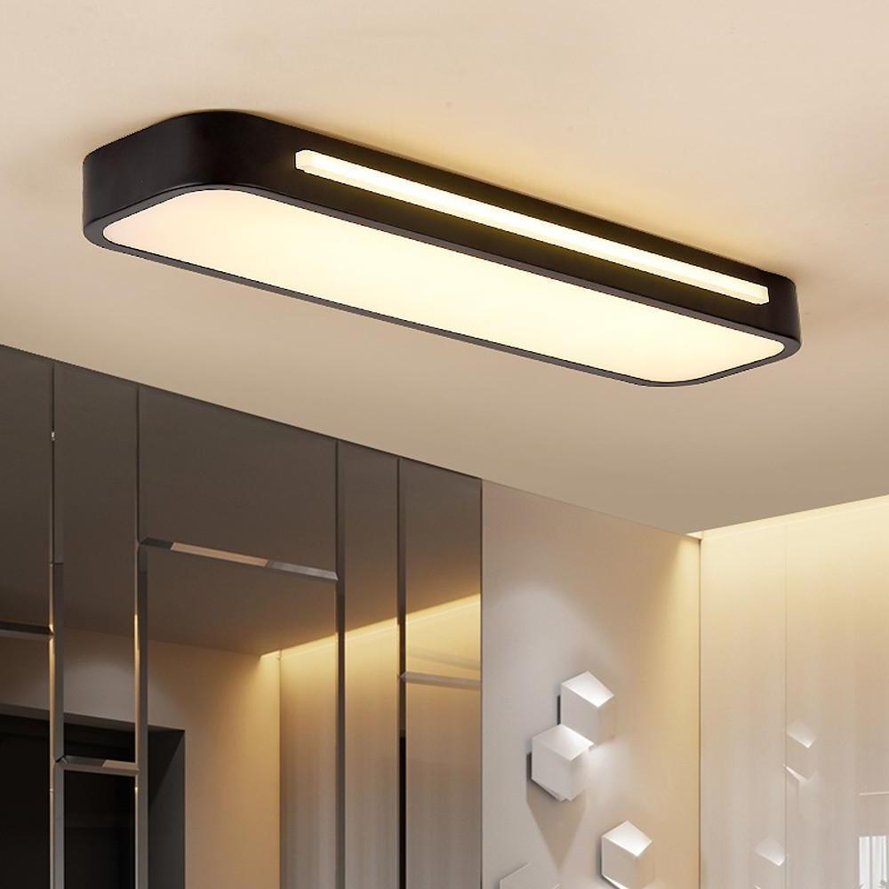Nordisk Stil Lång LED Taklampa – Minimalistisk Design
