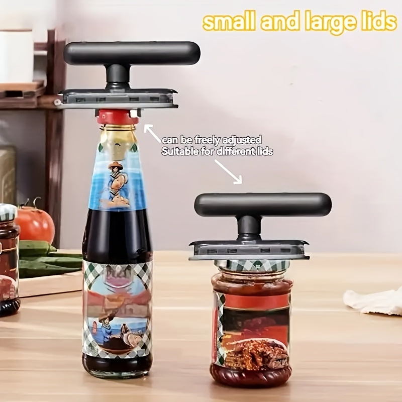 ErgoGrip justerbar flask- och konservöppnare - enkelt grepp för säker och enkel öppning