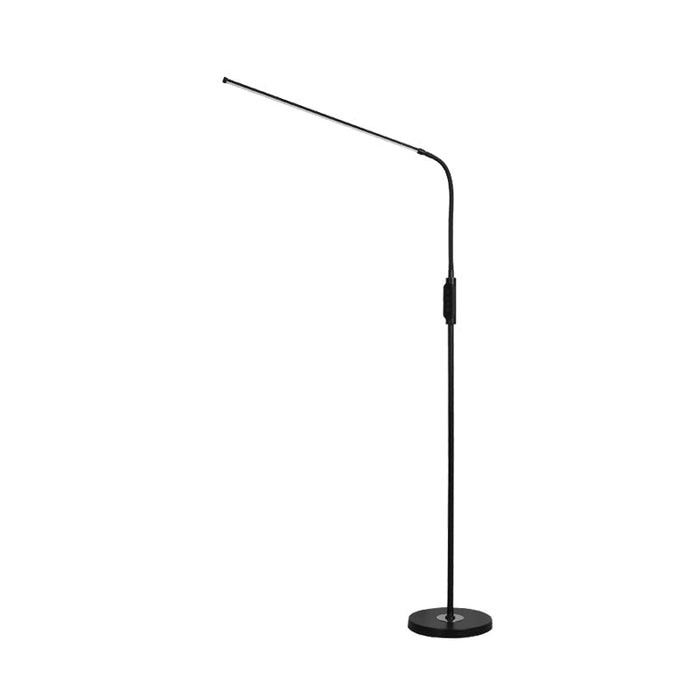 Snygg LED Golvlampa med Flyttbart Ljushuvud