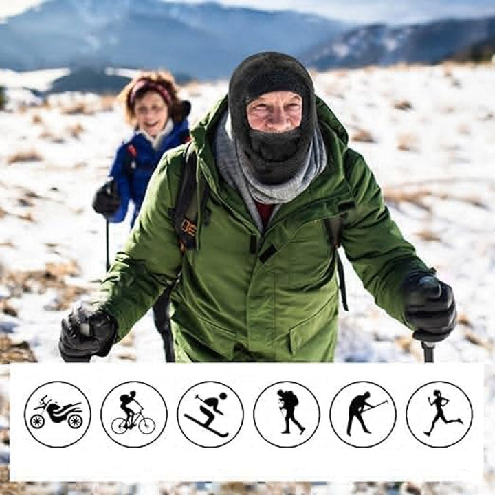Carvallo - Skidmask med Sherpa-huvtröja