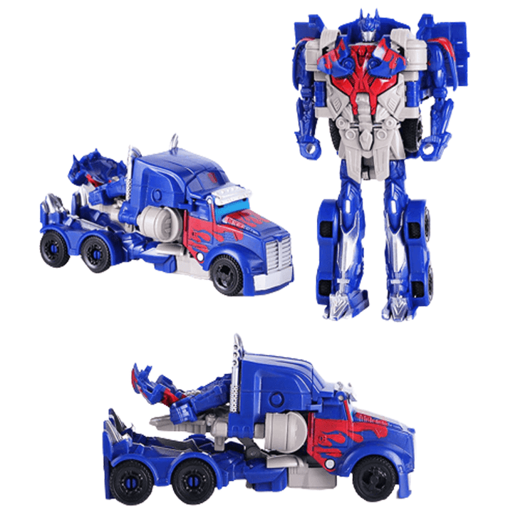 Dynamisk Transformativ Robotbil - Optimus Leksak, 1-stegs Förvandling, Robot &amp; Dinosaurie Actionfigur för Pojkar