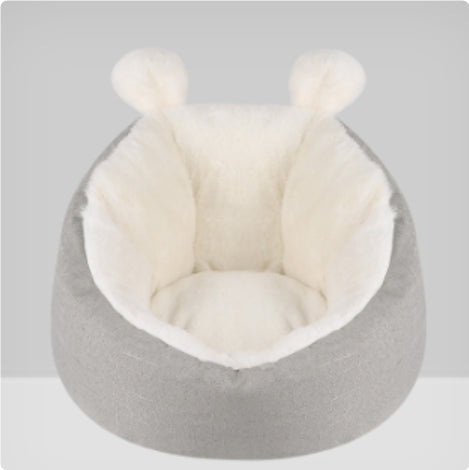 Hundbädd i form av en sovsäck med mjuk kudde, i bomull, S och M