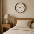 Silent Wooden Wall Clock | 10" or 12" | No-Tick Quartz Movement | Minimalist Nordisk Design