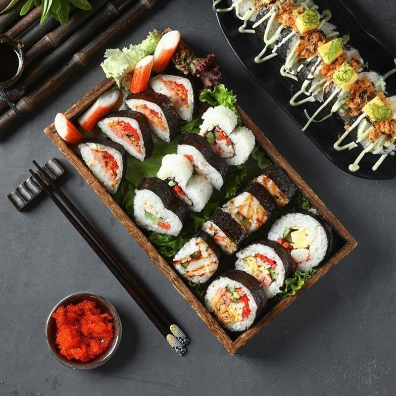 DIY Sushi Mäster-Set – Enkelt sushi-form-set för perfekta hemgjorda rullar