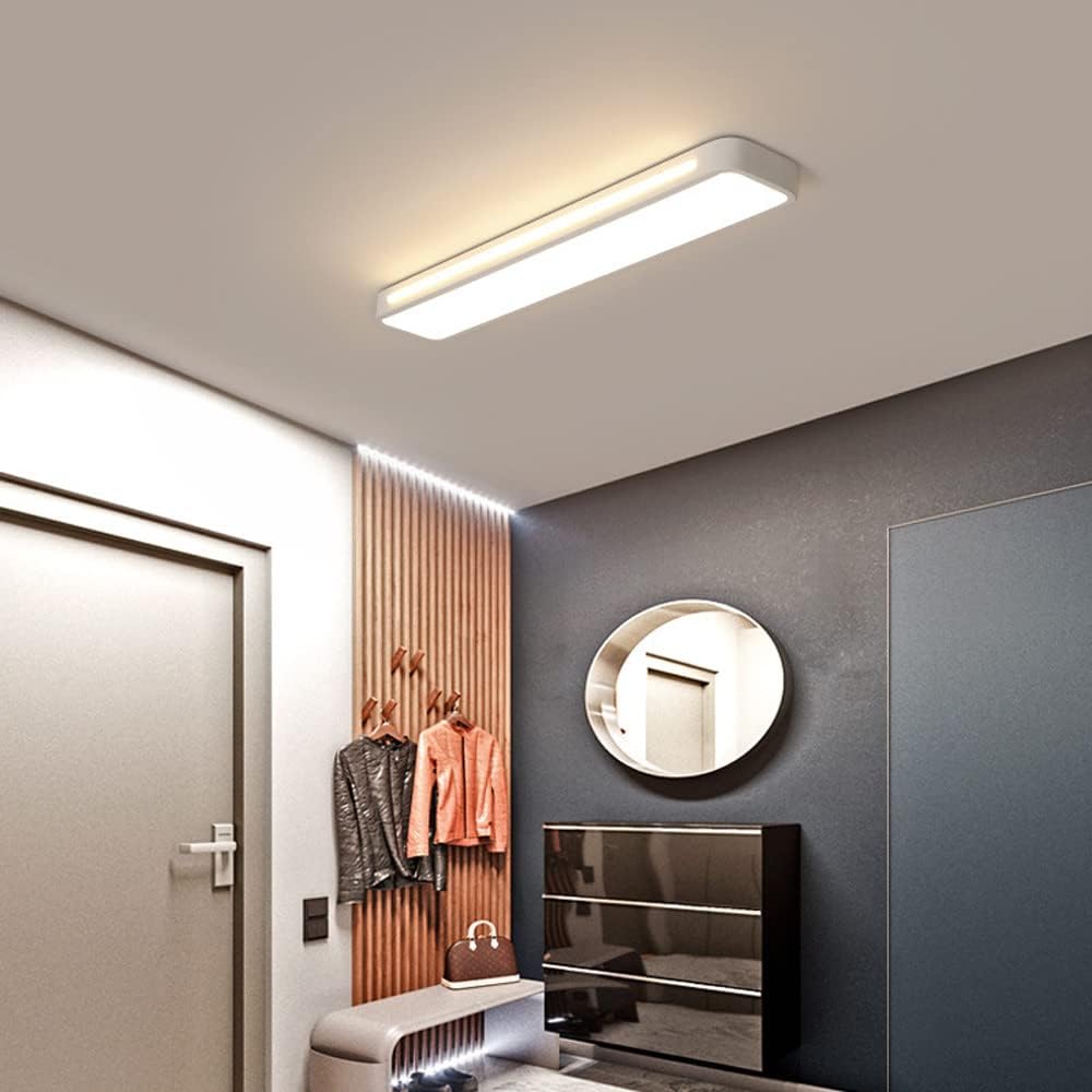 Nordisk Stil Lång LED Taklampa – Minimalistisk Design