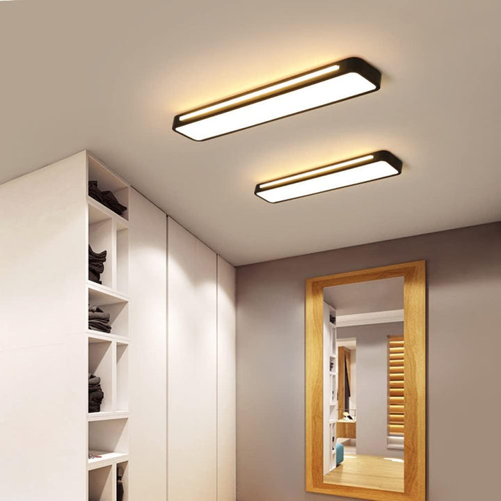 Nordisk Stil Lång LED Taklampa – Minimalistisk Design