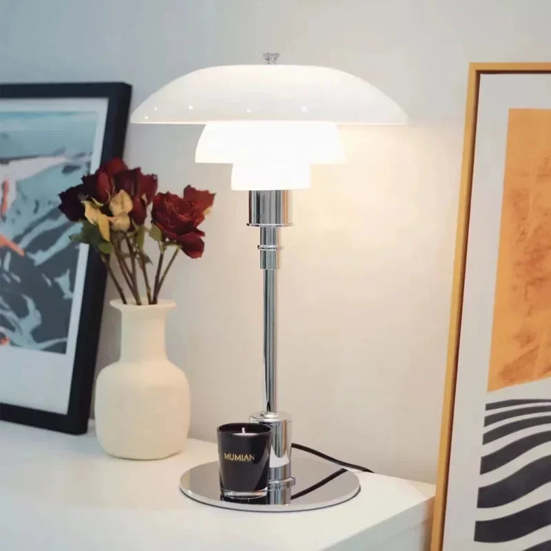 LumeSphere – Bordslampa i glas med dimbar LED