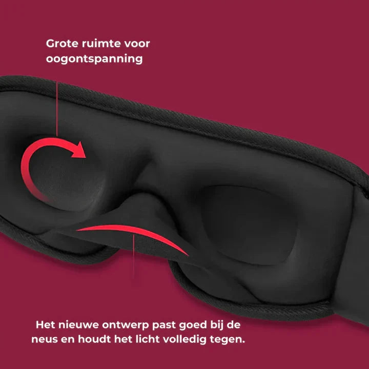 Ergonomisk 3D-sovmask