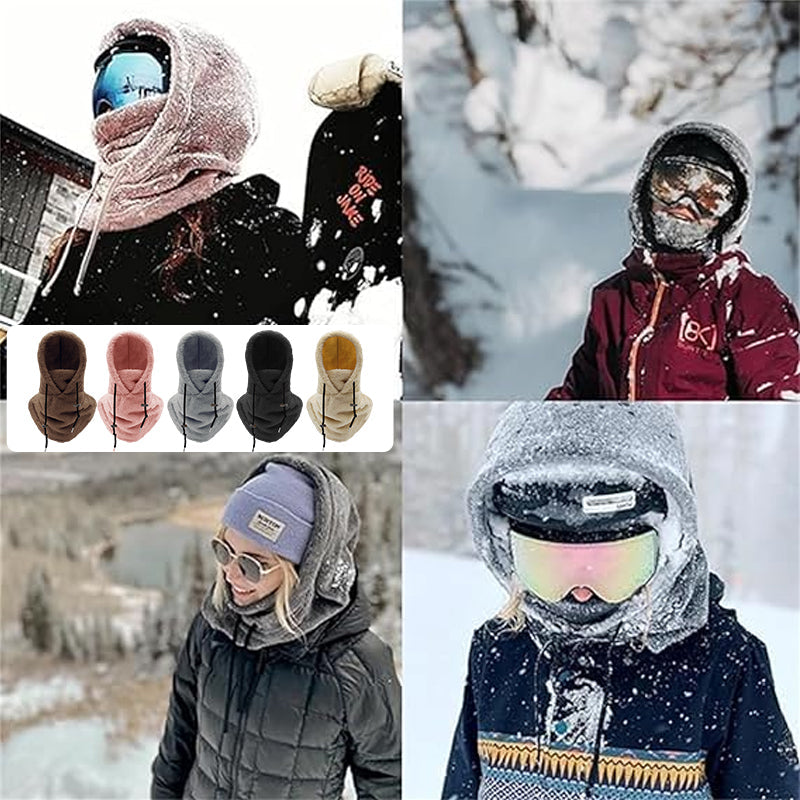 Carvallo - Skidmask med Sherpa-huvtröja