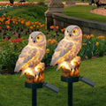 Solcellsdriven Uggla Lampa (set om 2)