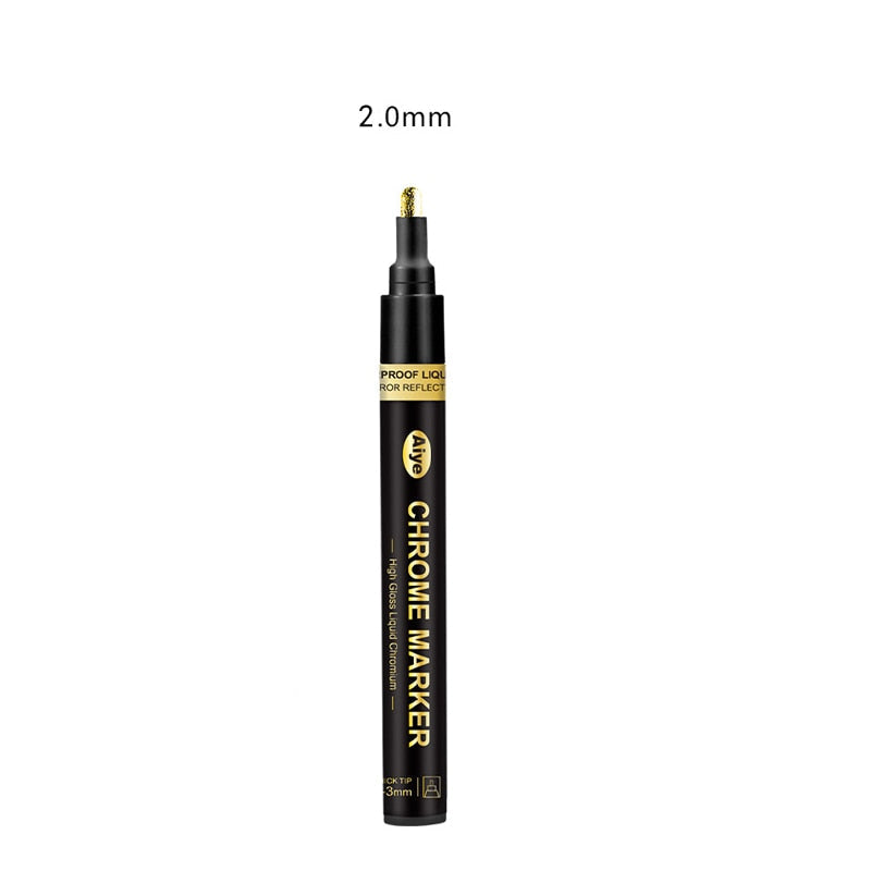 Flytande spegel Chrome Marker