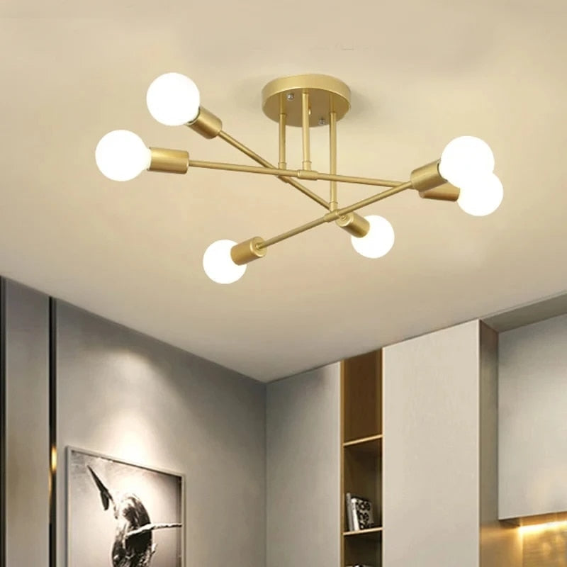 Modern satellitinspirerad taklampa