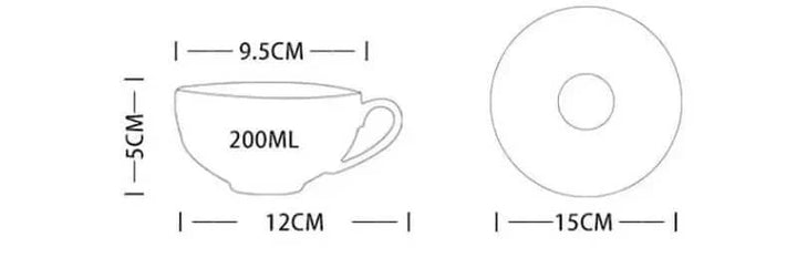 Luxury Bone China Coffee Cup – Utsökt porslinshantverk