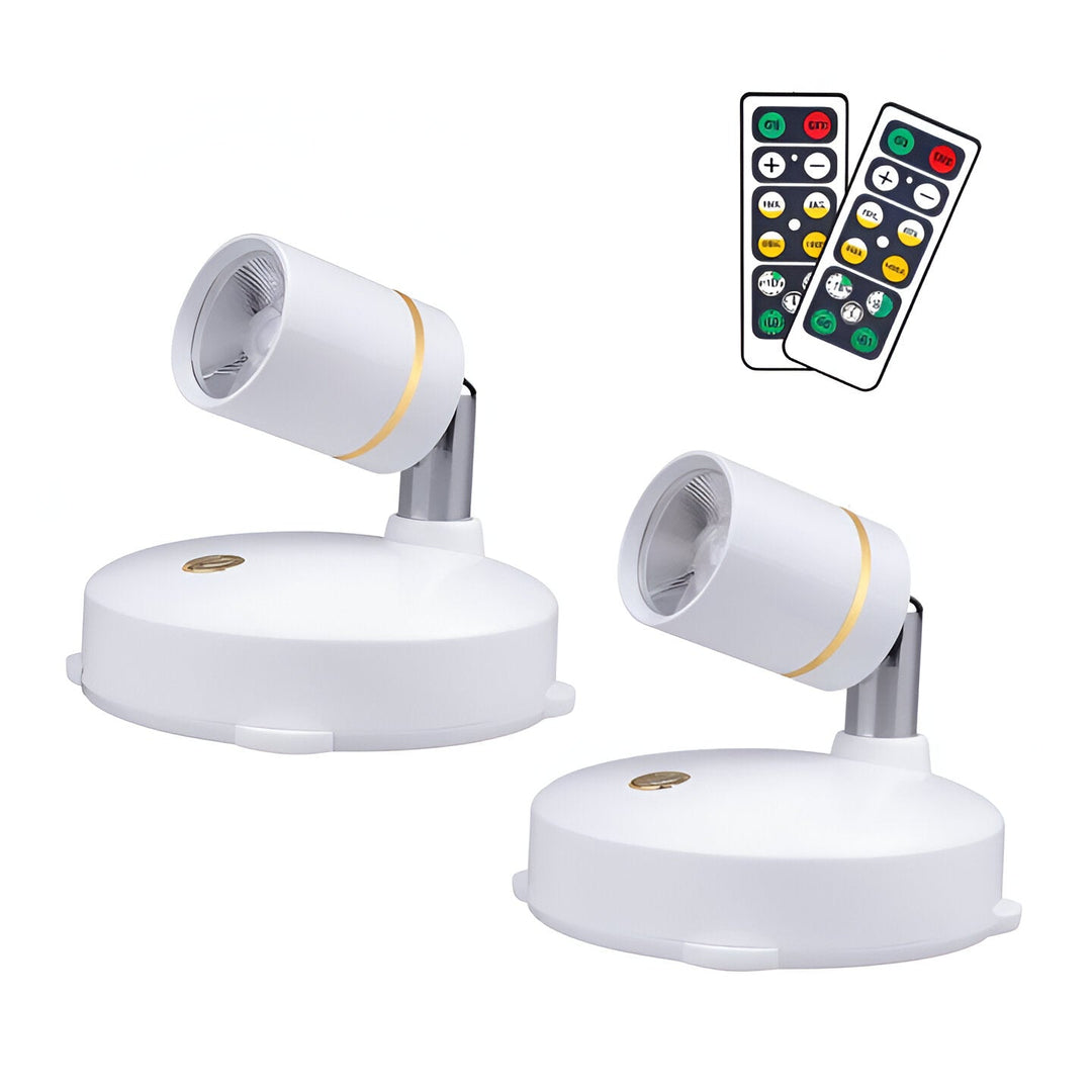 Mini LED-Spotlight – Dimbar och Trådlös | Perfekt Accentbelysning för Hemmet &amp; Kontoret