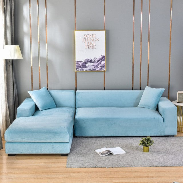 Carvallo - Elastiskt sofföverdrag i sammet