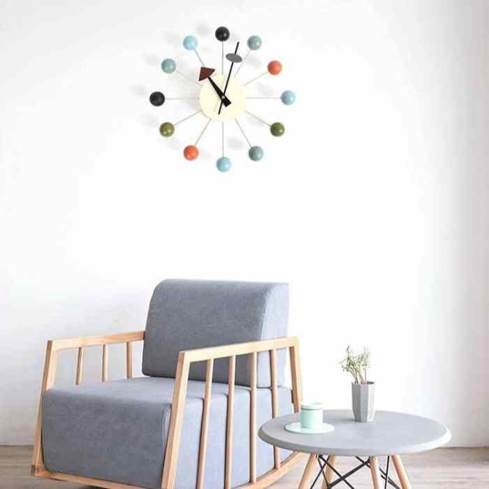 OrbitTime - Minimalistisk 3D Kula väggur för Modern Elegans