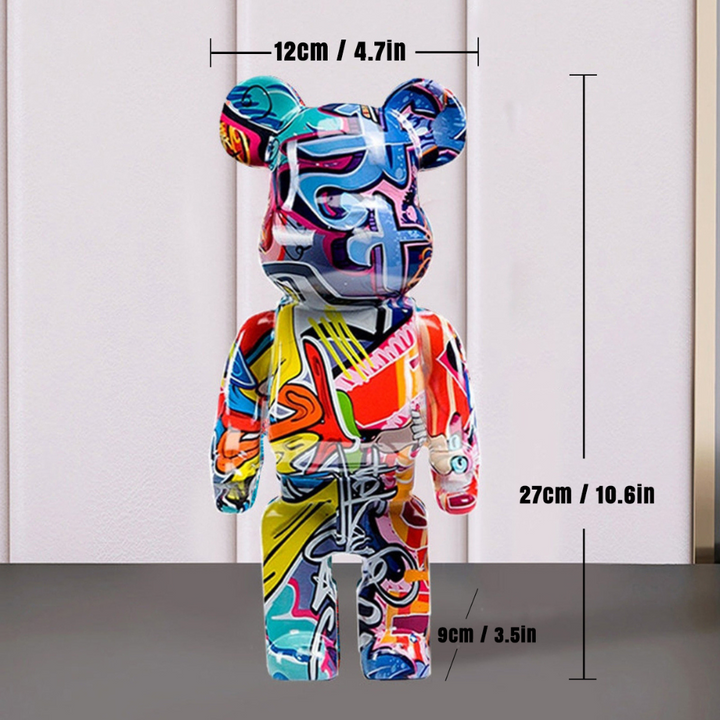 Bear Street Art Figur