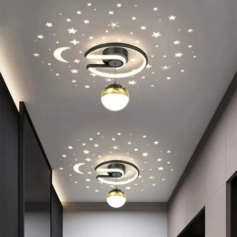 Carvallo – LED-taklampor med stjärn- och måndesign för en magisk hemmamiljö
