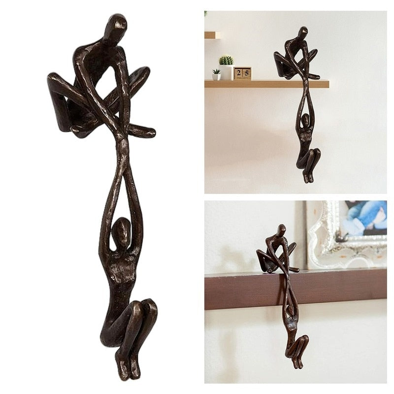 Eternal Love Embrace Heart Decoration Symbol Of Affection