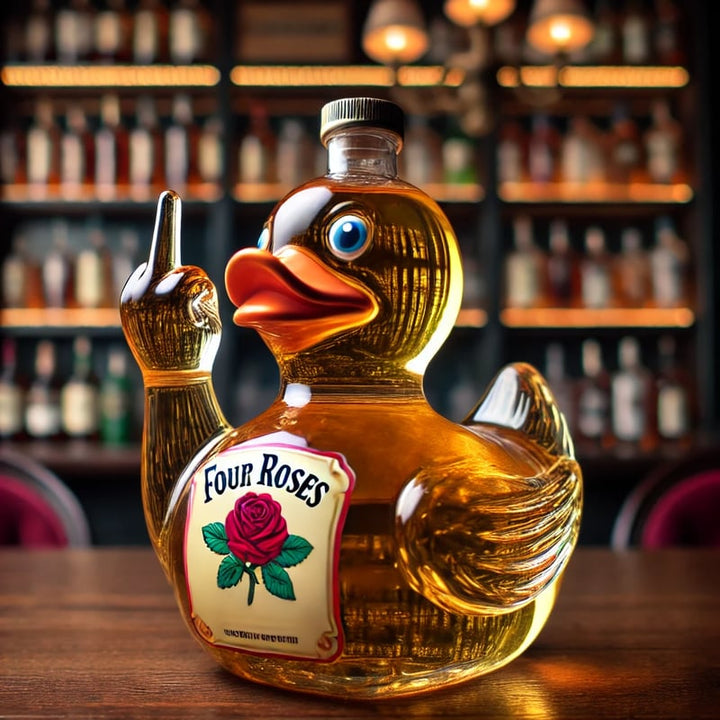 Rolig Anka Gåva Souvenir Quack Off Skämt Dekor Nyhet