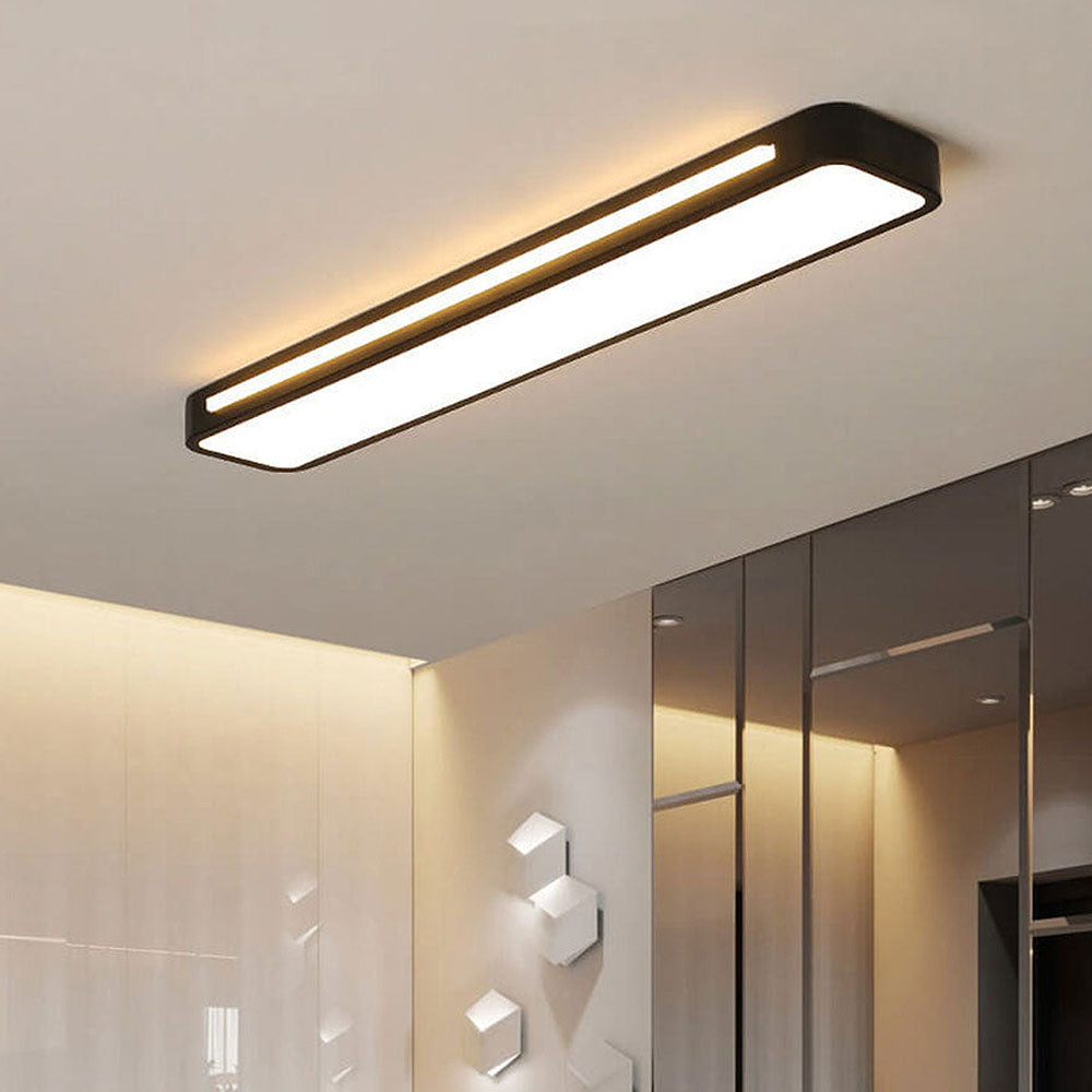 Nordisk Stil Lång LED Taklampa – Minimalistisk Design