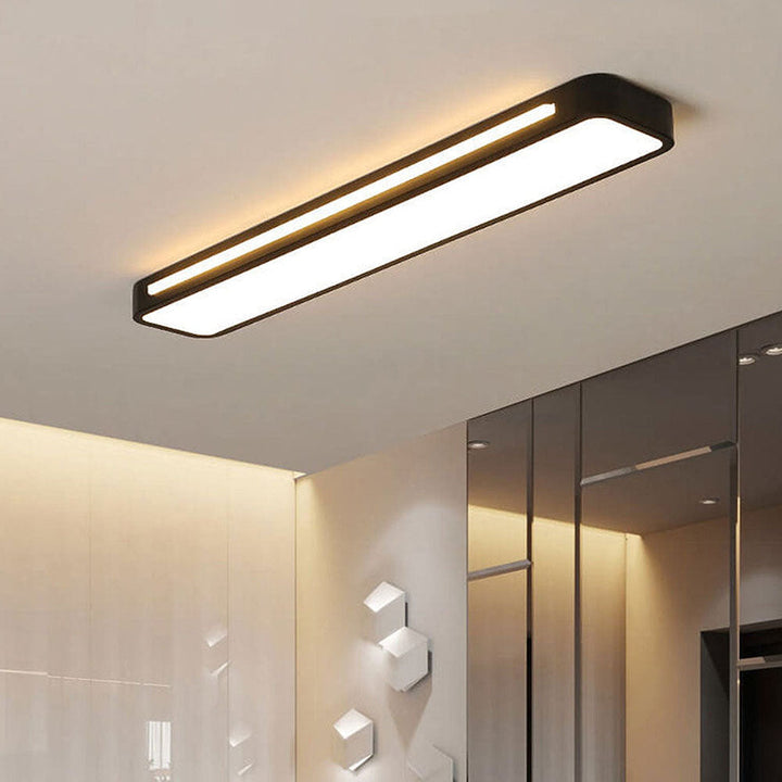 Nordisk Stil Lång LED Taklampa – Minimalistisk Design