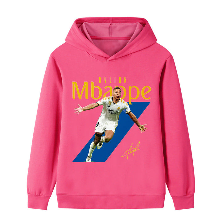 Mbappé Fotbolls Hoodie för Barn