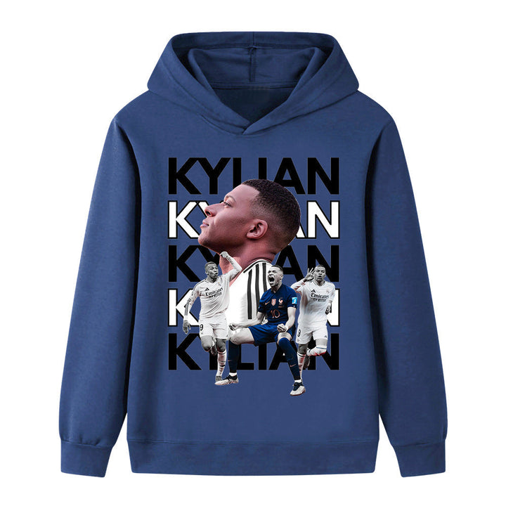 Kylian Mbappé Fotbolls Hoodie för Barn - Mbappe