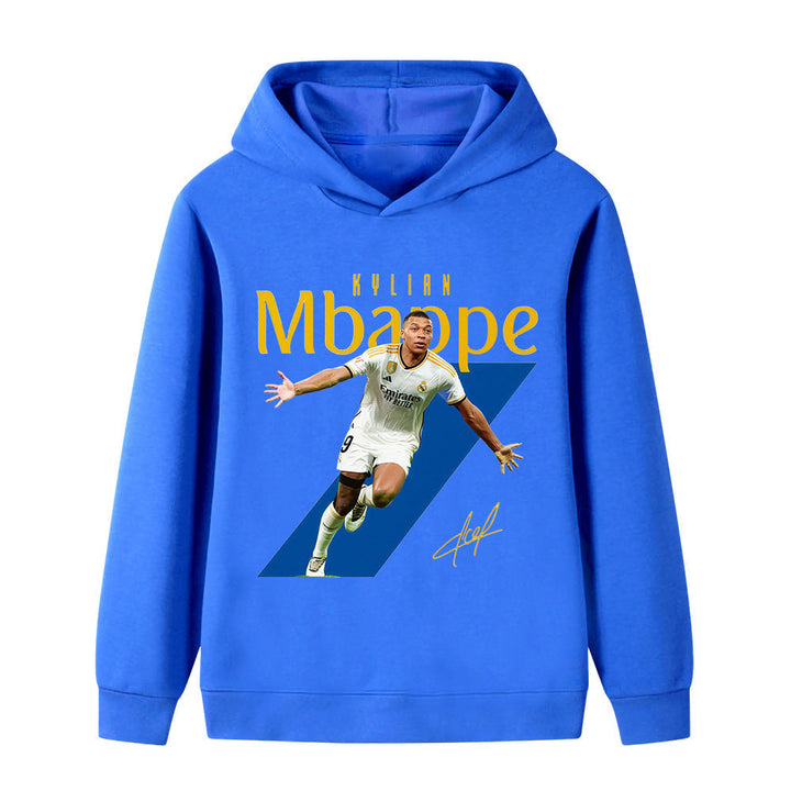 Mbappé Fotbolls Hoodie för Barn
