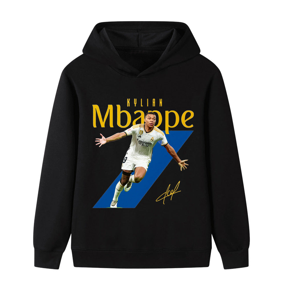 Mbappé Fotbolls Hoodie för Barn