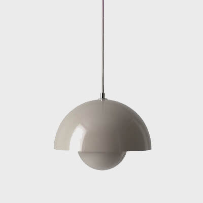 Nordisk Macaron 1-Ljuskälla Halvcirkeldom Pendellampa Lightz